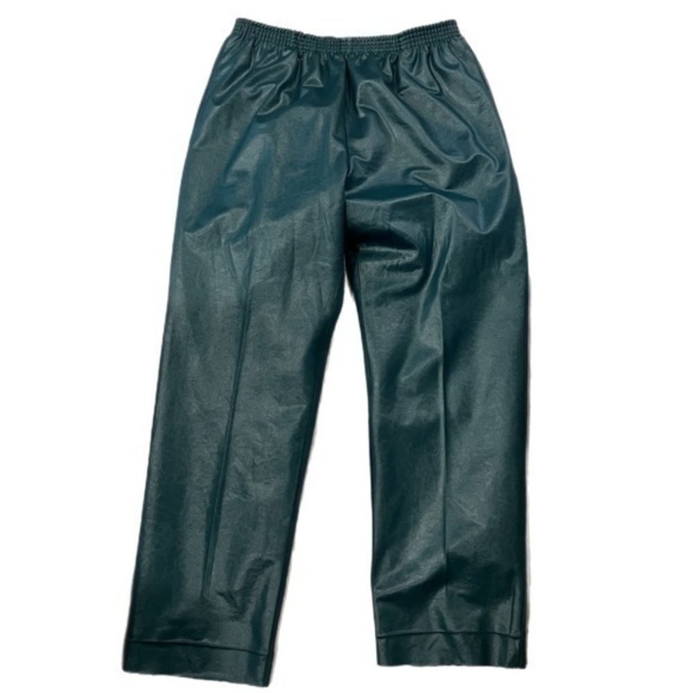 Pleather Green Vintage Pants